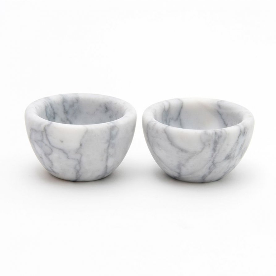 Marble Salt and Pepper Vessels