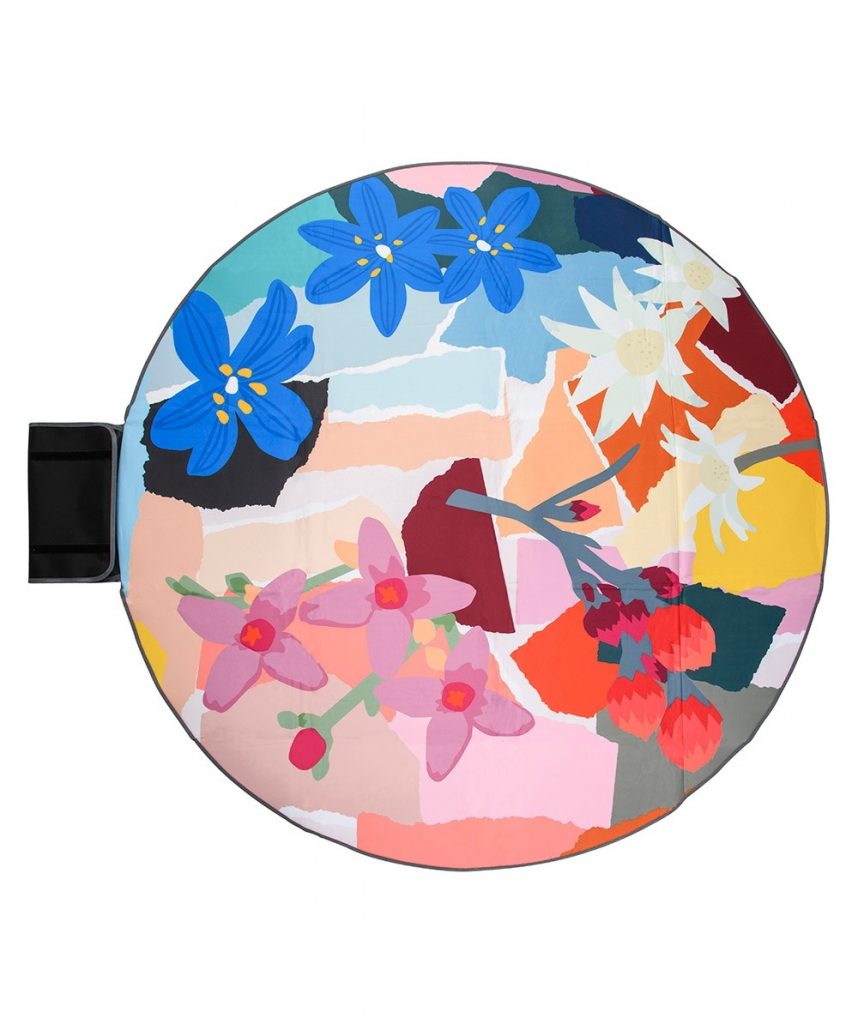 Basil Bangs Wildflowers Print by Leah Bartholomew Hunting for