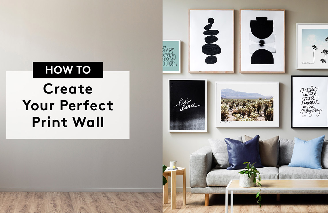 How To Your Perfect Print Wall | An Instructional Guide with Instructions | Hunting for George