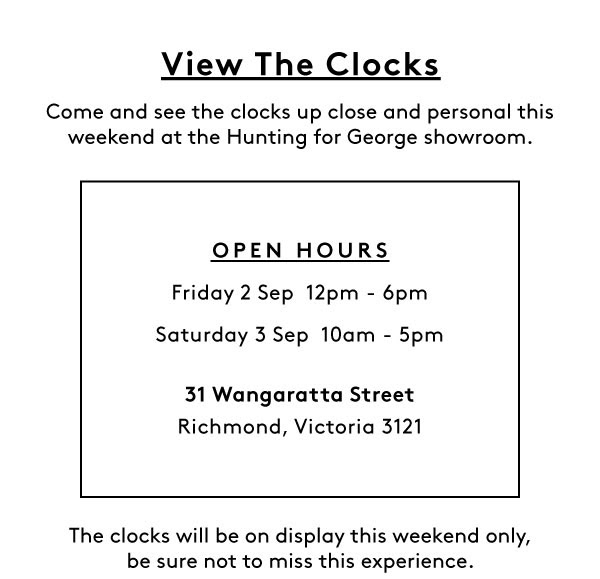 viewtheclocks